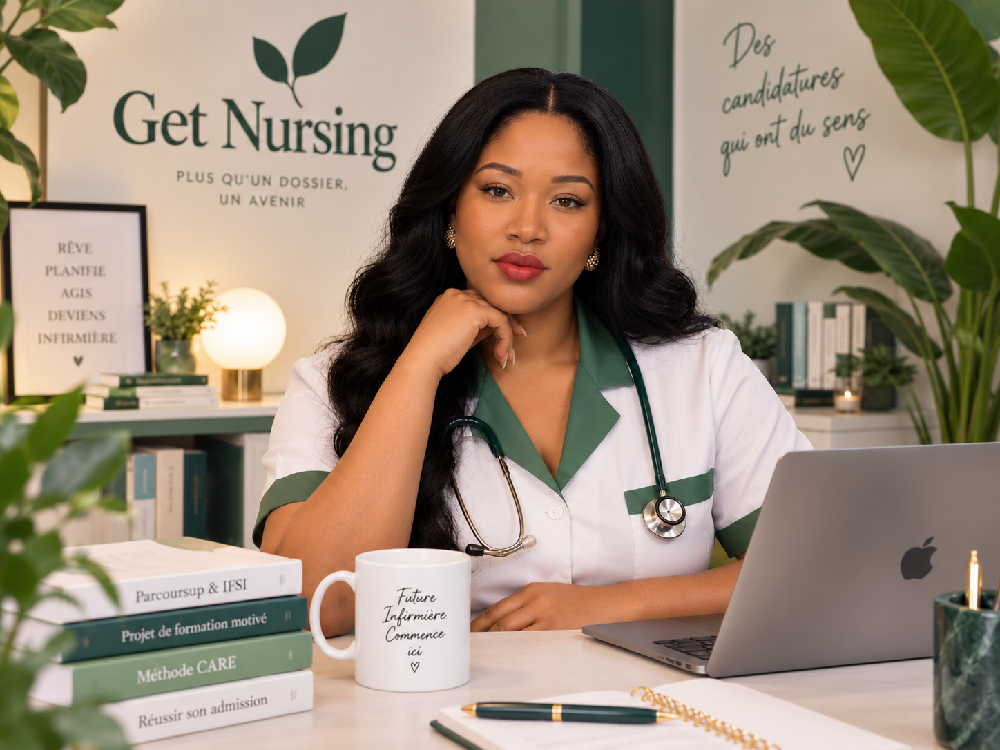Cheyenne Minga, infirmière en réanimation et créatrice de Get Nursing